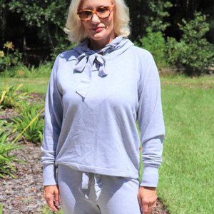 Women's Lounge Set Loungewear Grey Hoodie/Pants